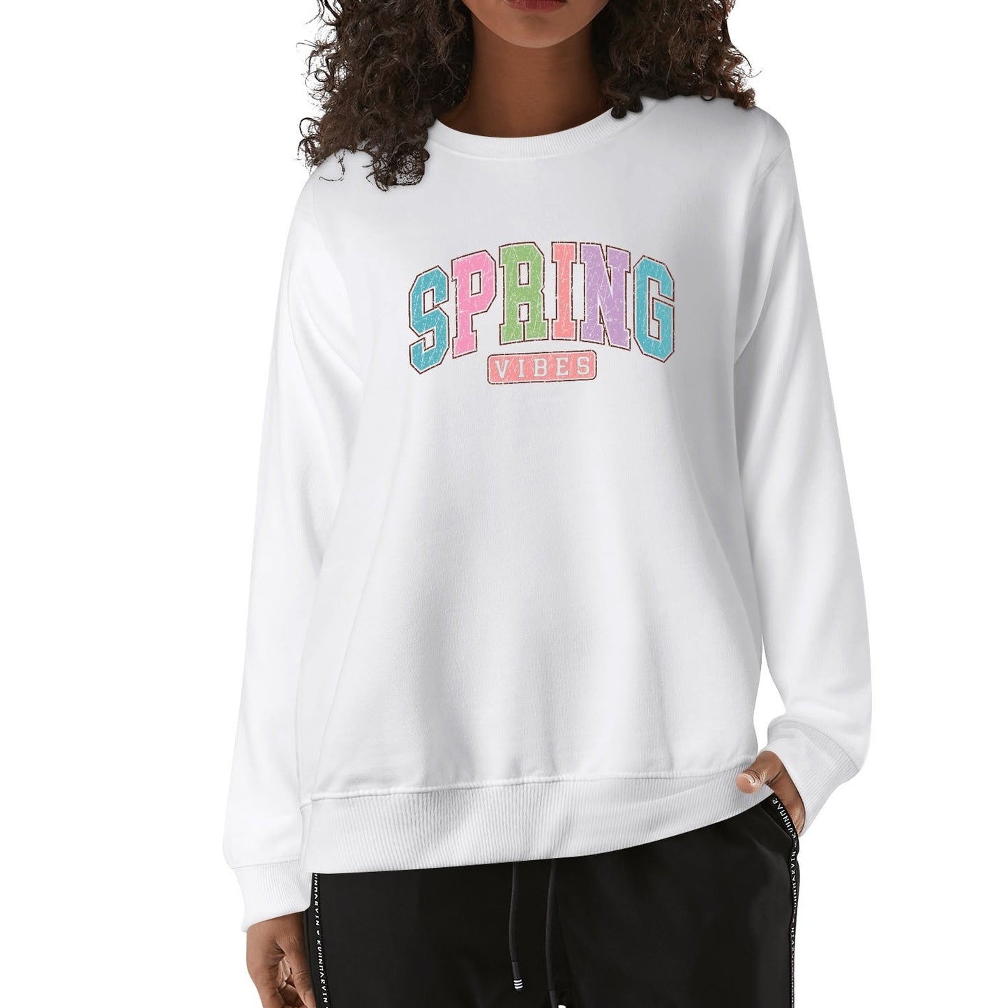 Spring Vibes - Unisex 100% Soft Cotton Sweatshirt