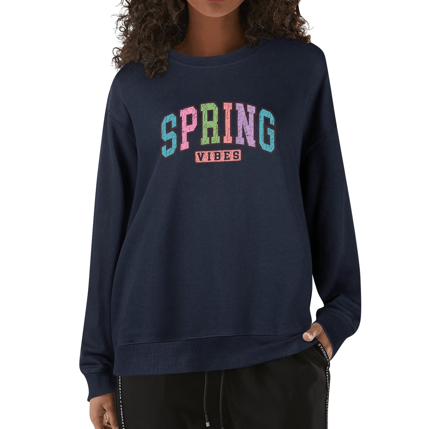 Spring Vibes - Unisex 100% Soft Cotton Sweatshirt