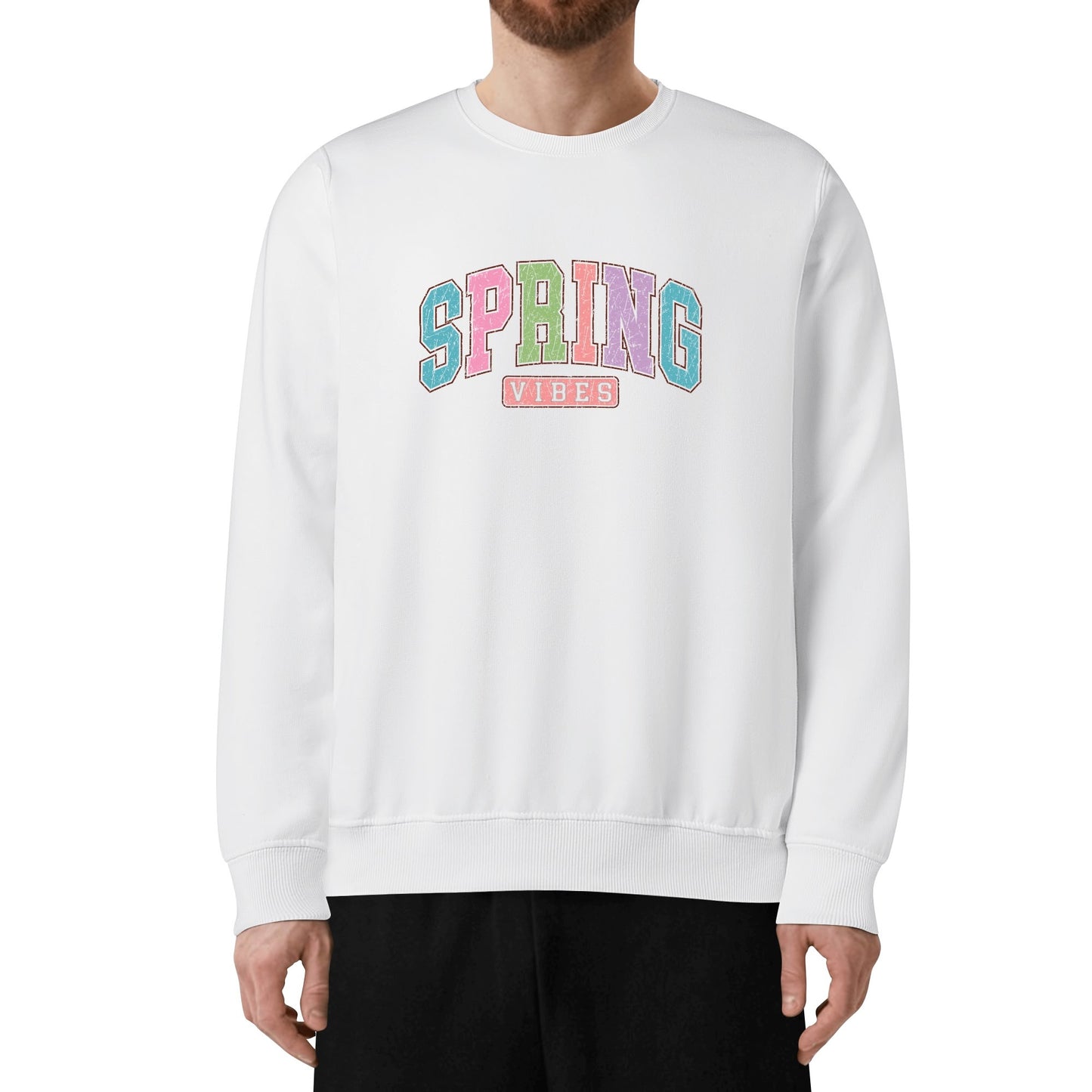 Spring Vibes - Unisex 100% Soft Cotton Sweatshirt