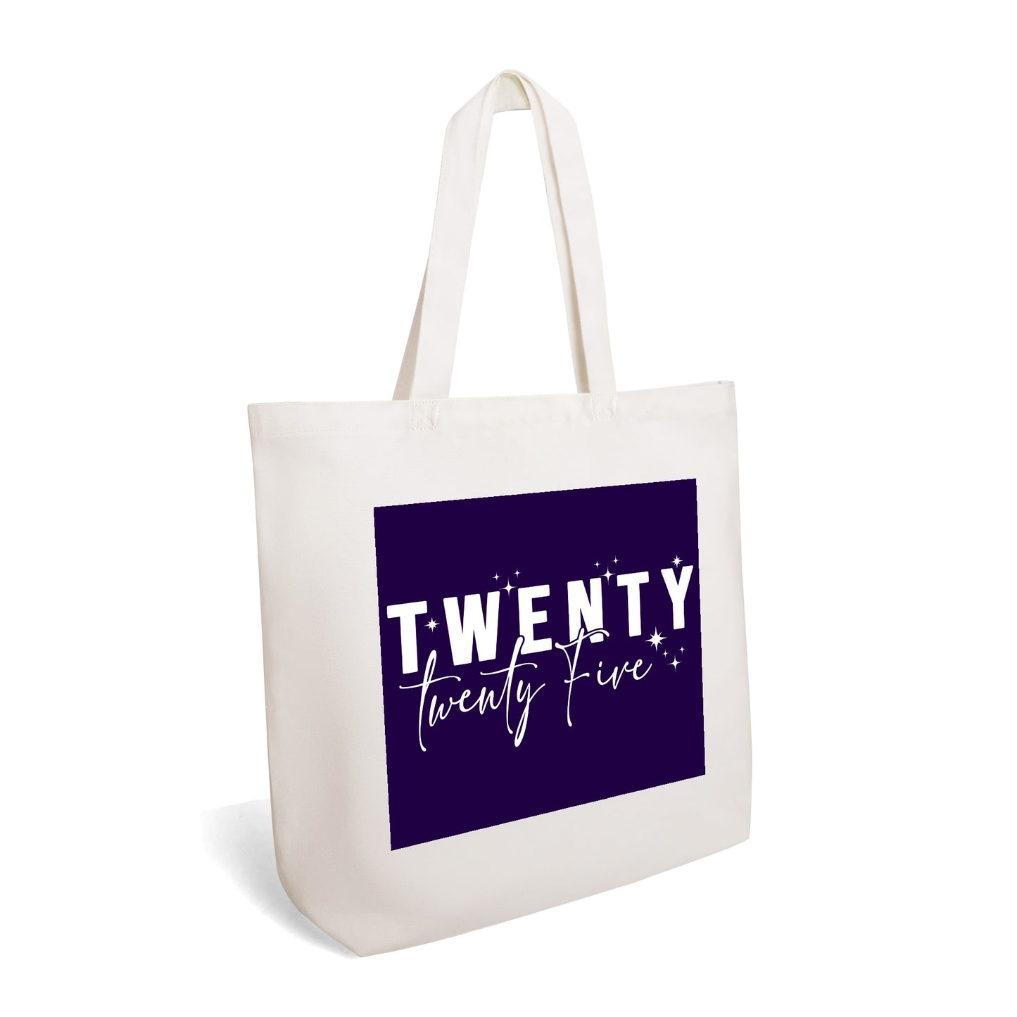 Twenty Twenty Five - Eco-Friendly Cotton Tote Bag – Spacious & Durable Design (Single-Sided Print)