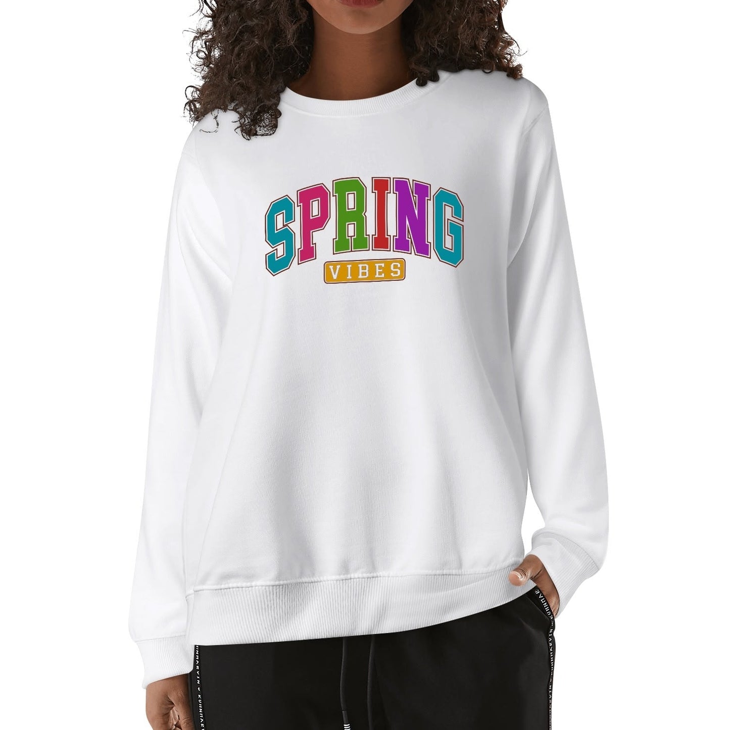 Spring Vibes - Unisex 100% Soft Cotton Sweatshirt