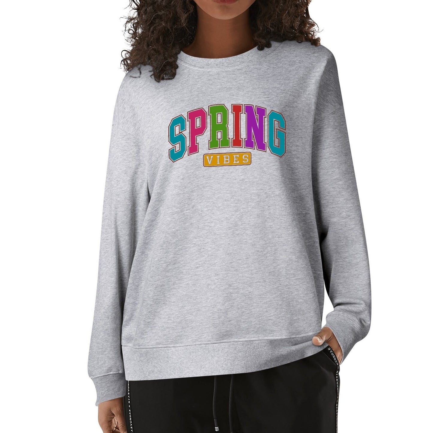Spring Vibes - Unisex 100% Soft Cotton Sweatshirt