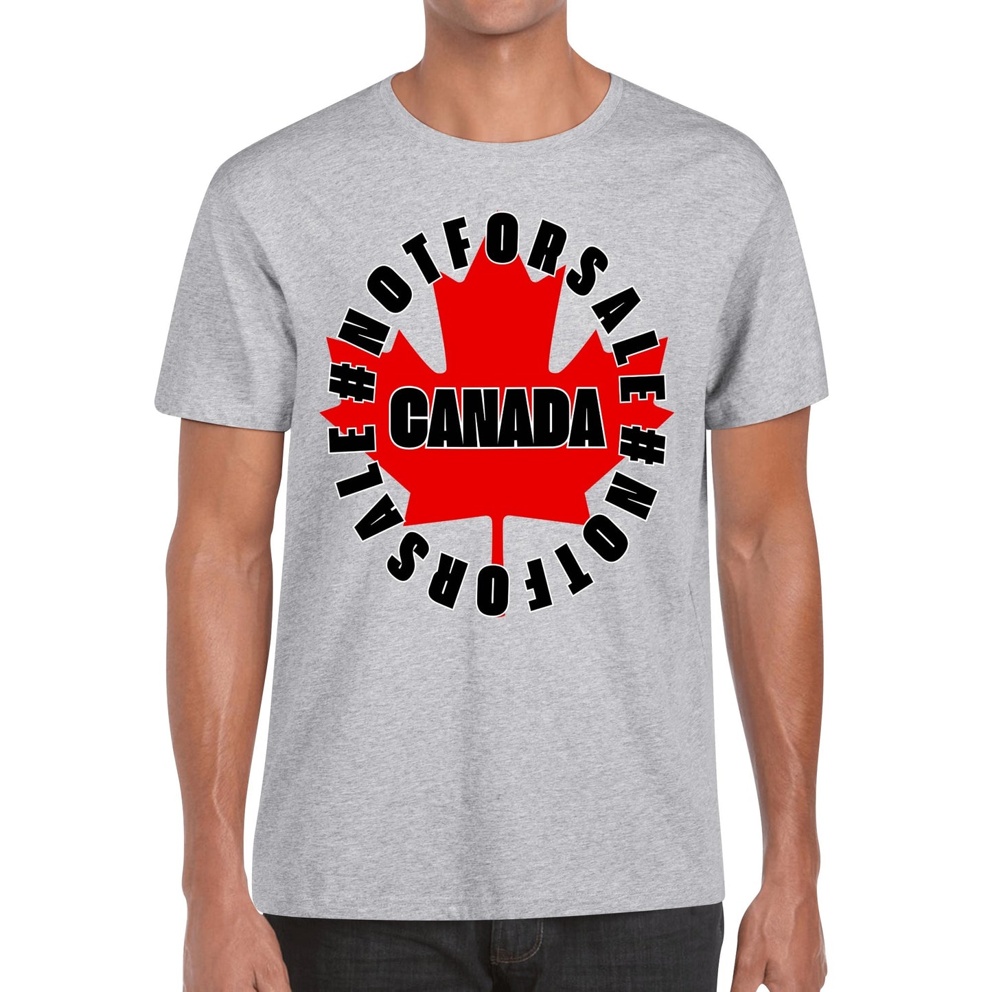 Canadas Not For Sale - Mens 100% Soft Cotton T-Shirt