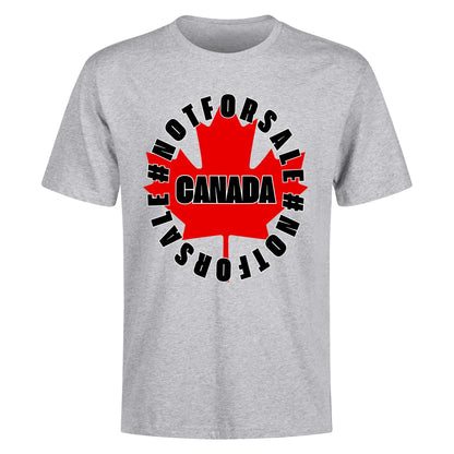 Canadas Not For Sale - Mens 100% Soft Cotton T-Shirt