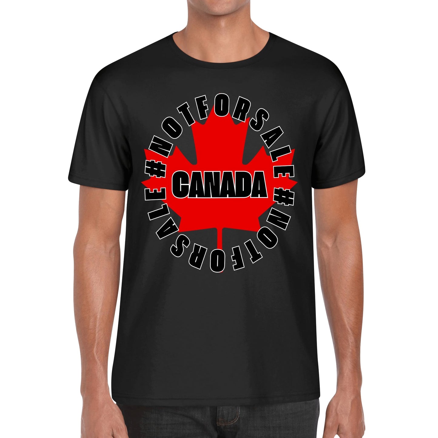 Canadas Not For Sale - Mens 100% Soft Cotton T-Shirt