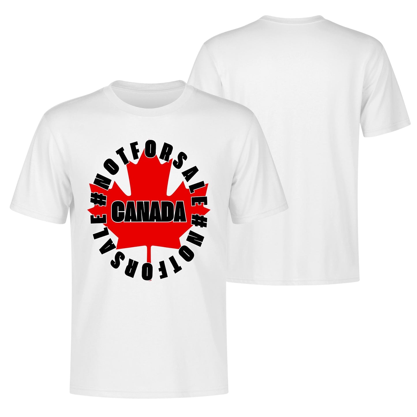 Canadas Not For Sale - Mens 100% Soft Cotton T-Shirt