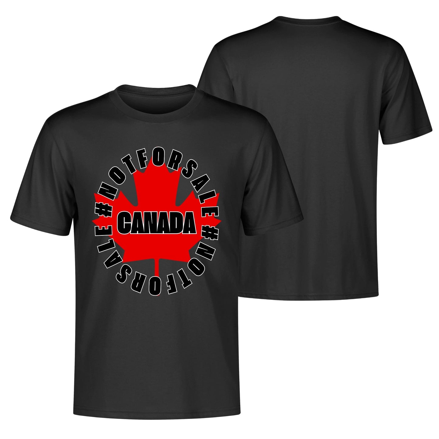 Canadas Not For Sale - Mens 100% Soft Cotton T-Shirt