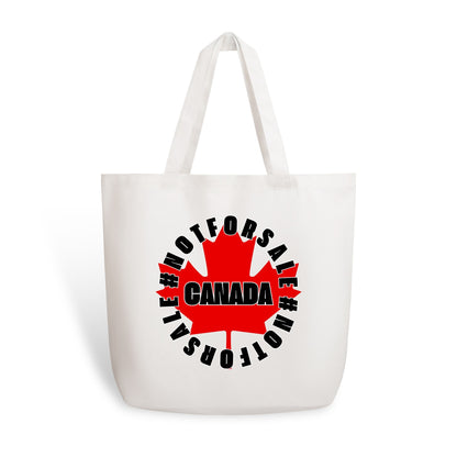 O Canada - Eco-Friendly Cotton Tote Bag – Spacious & Durable Design (Single-Sided Print)