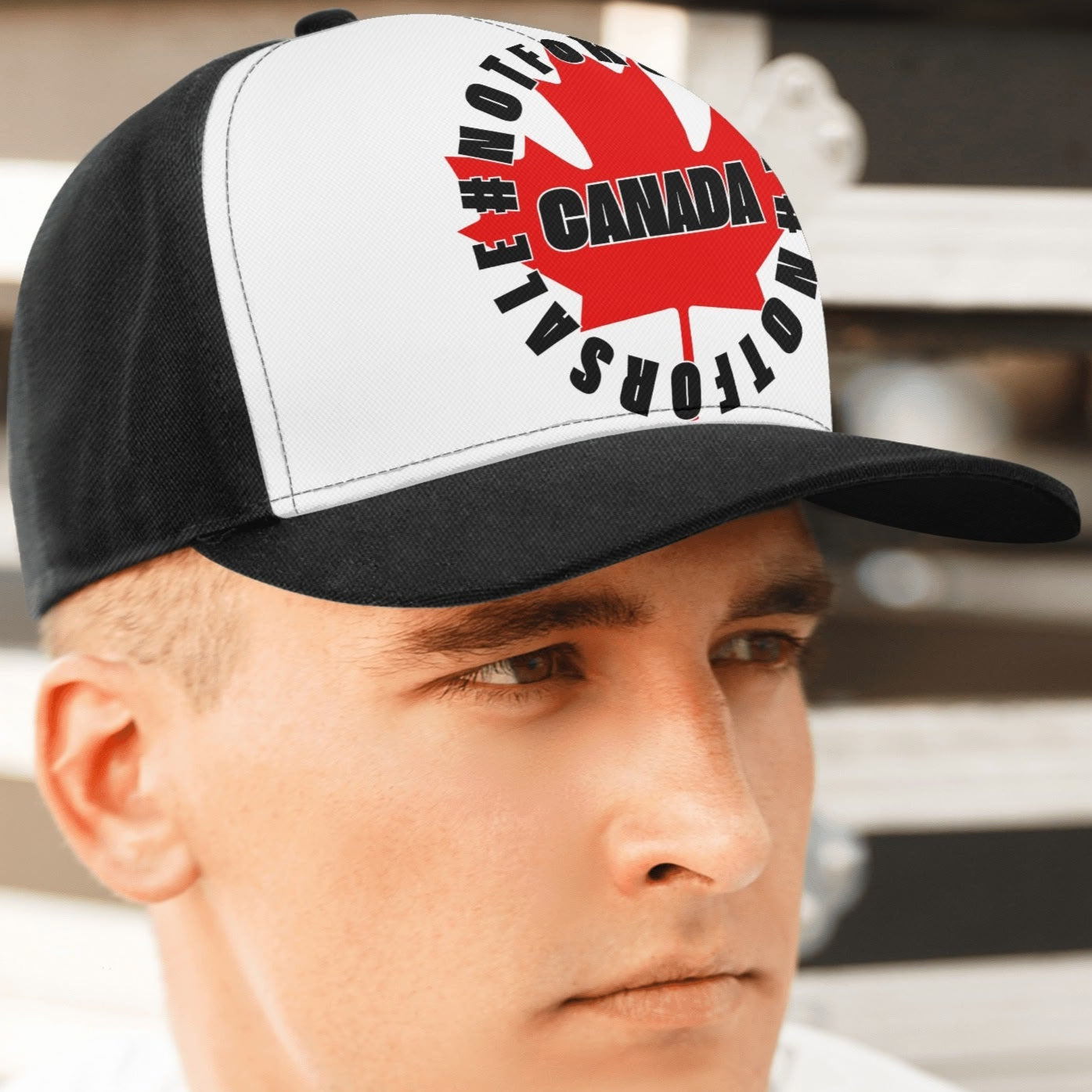 Round Canada is #NOTFORSALE - Unisex Baseball Cap – Stylish, Comfortable, and Versatile