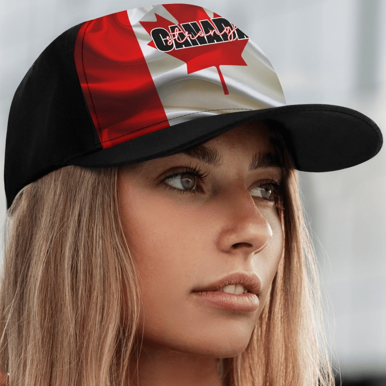 Canada Strong Flag - Unisex Baseball Cap – Stylish, Comfortable, and Versatile