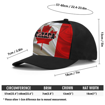 Canada Strong Flag - Unisex Baseball Cap – Stylish, Comfortable, and Versatile