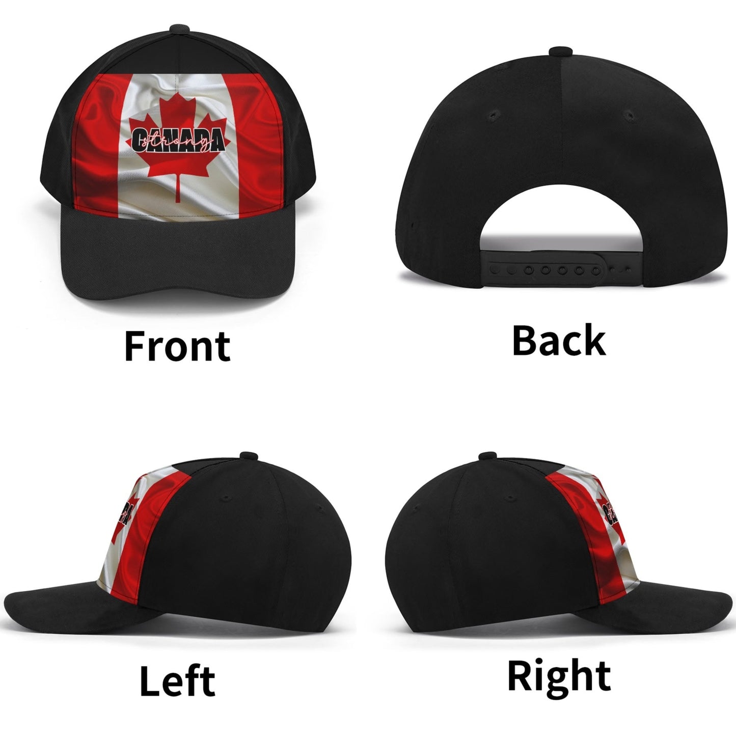 Canada Strong Flag - Unisex Baseball Cap – Stylish, Comfortable, and Versatile