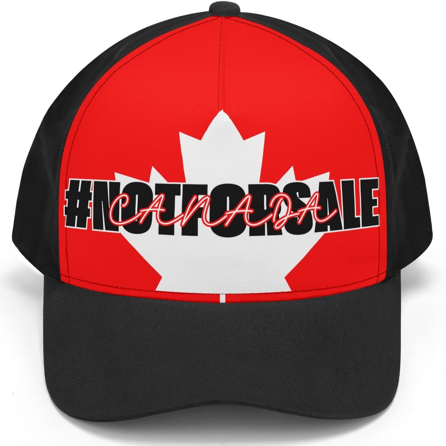 Canada - #NOTFORSALE on a Maple Leaf - Unisex Baseball Cap – Stylish, Comfortable, and Versatile