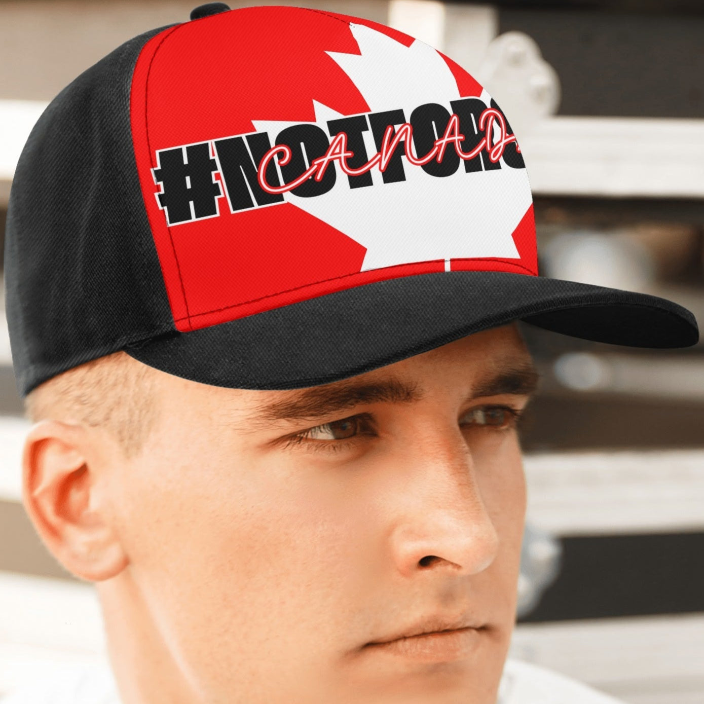 Canada - #NOTFORSALE on a Maple Leaf - Unisex Baseball Cap – Stylish, Comfortable, and Versatile