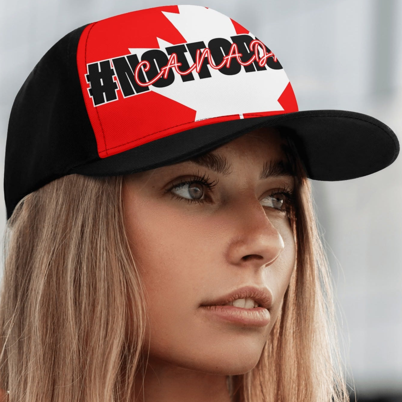 Canada - #NOTFORSALE on a Maple Leaf - Unisex Baseball Cap – Stylish, Comfortable, and Versatile