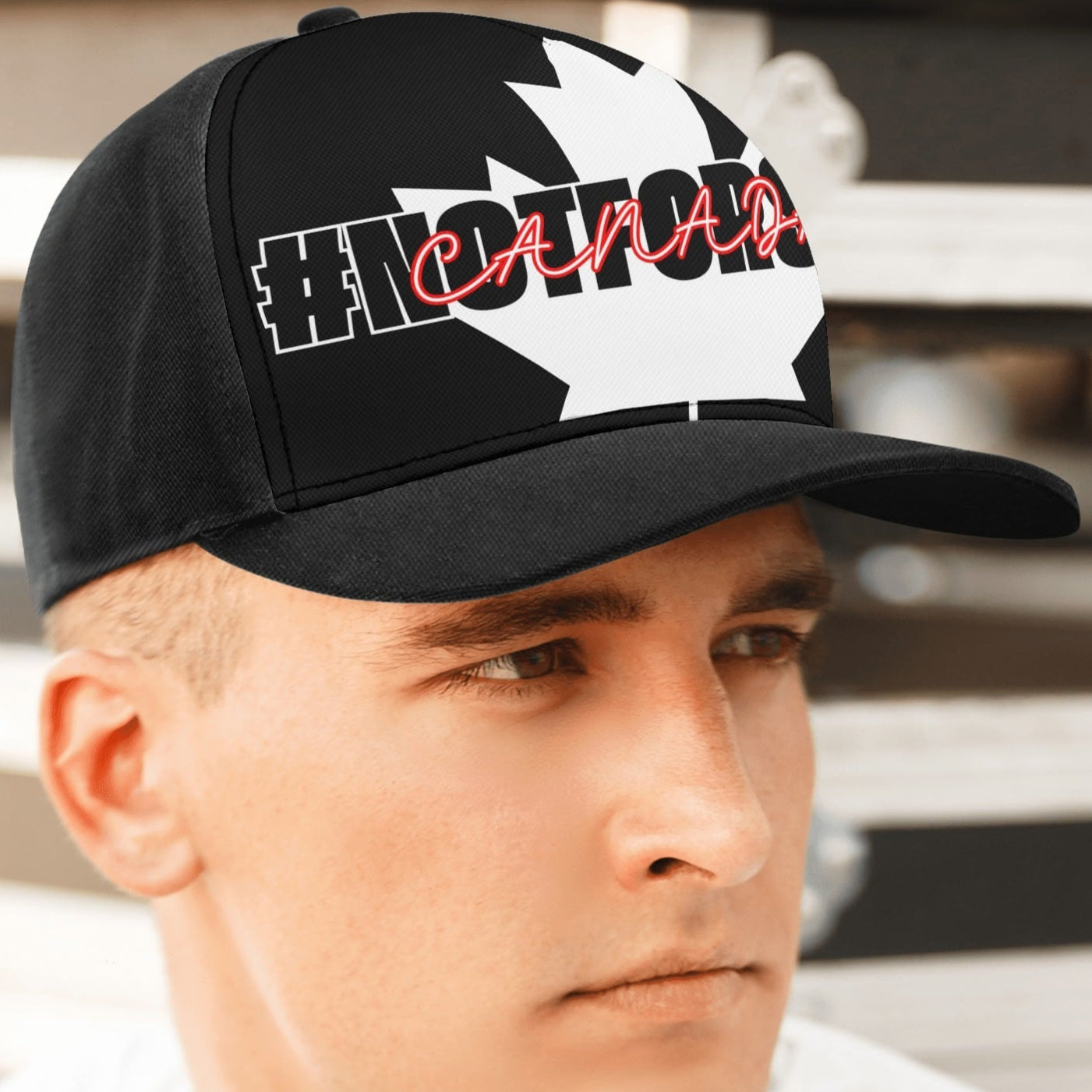 Canada - #NOTFORSALE on a Maple Leaf - Unisex Baseball Cap – Stylish, Comfortable, and Versatile