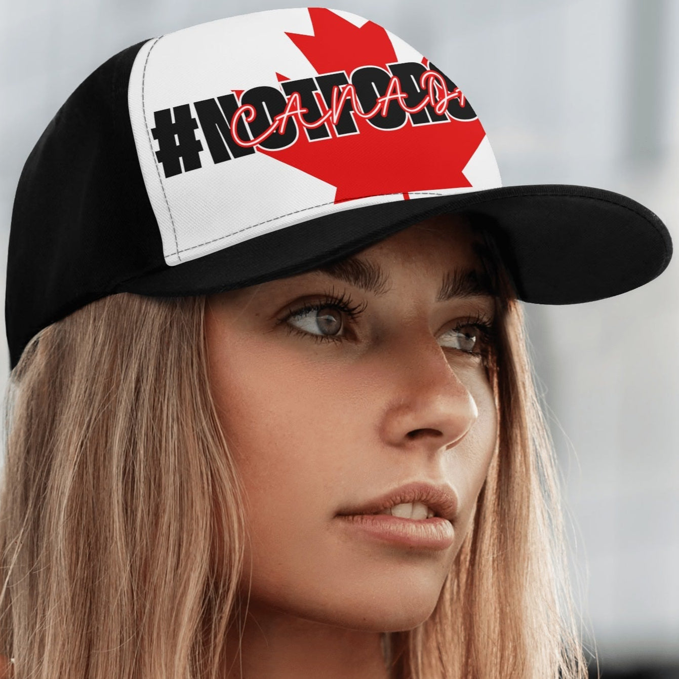 Canada - #NOTFORSALE on a Maple Leaf - Unisex Baseball Cap – Stylish, Comfortable, and Versatile