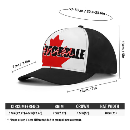 Canada - #NOTFORSALE on a Maple Leaf - Unisex Baseball Cap – Stylish, Comfortable, and Versatile