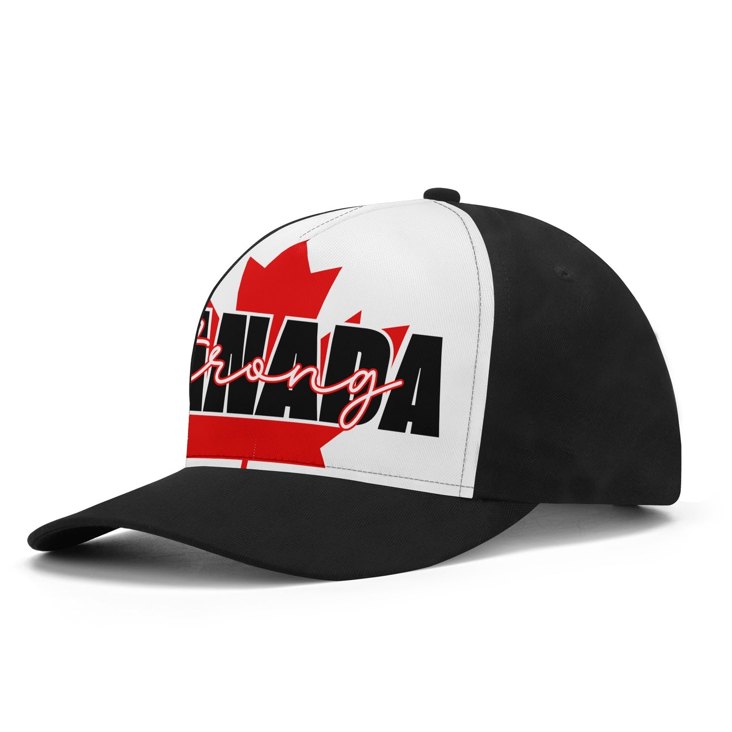 Canada Strong on a Maple Leaf - Unisex Baseball Cap – Stylish, Comfortable, and Versatile