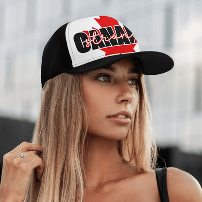 Canada Strong on a Maple Leaf - Unisex Baseball Cap – Stylish, Comfortable, and Versatile