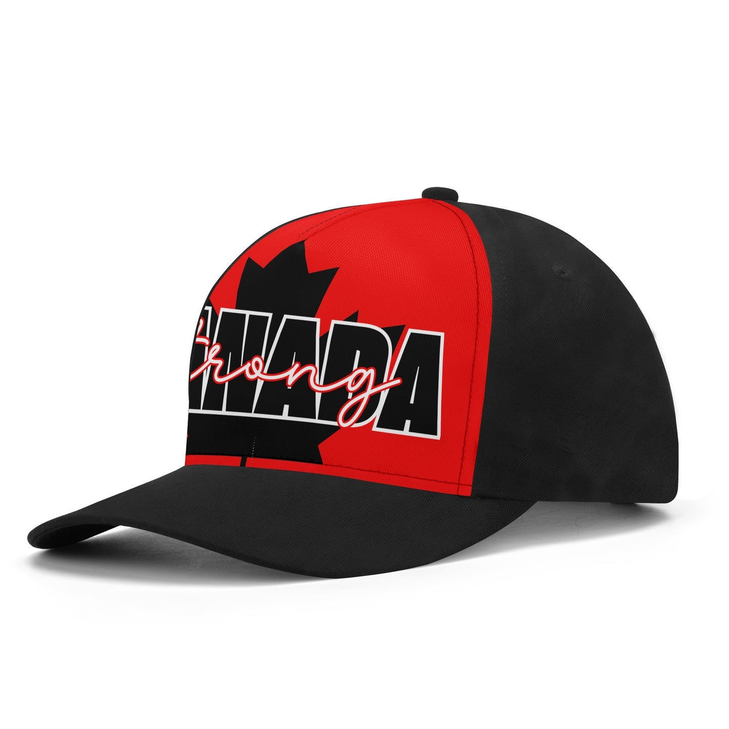 Canada Strong on a Maple Leaf - Unisex Baseball Cap – Stylish, Comfortable, and Versatile