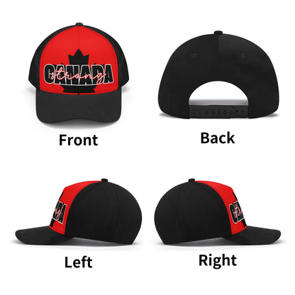 Canada Strong on a Maple Leaf - Unisex Baseball Cap – Stylish, Comfortable, and Versatile