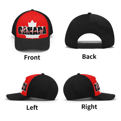 Canada Strong on a Maple Leaf - Unisex Baseball Cap – Stylish, Comfortable, and Versatile