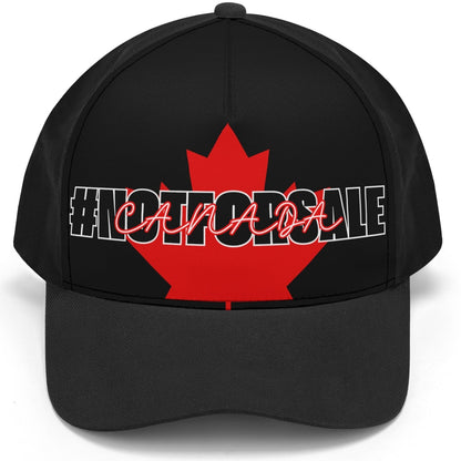 Canada - #NOTFORSALE on a Maple Leaf - Unisex Baseball Cap – Stylish, Comfortable, and Versatile