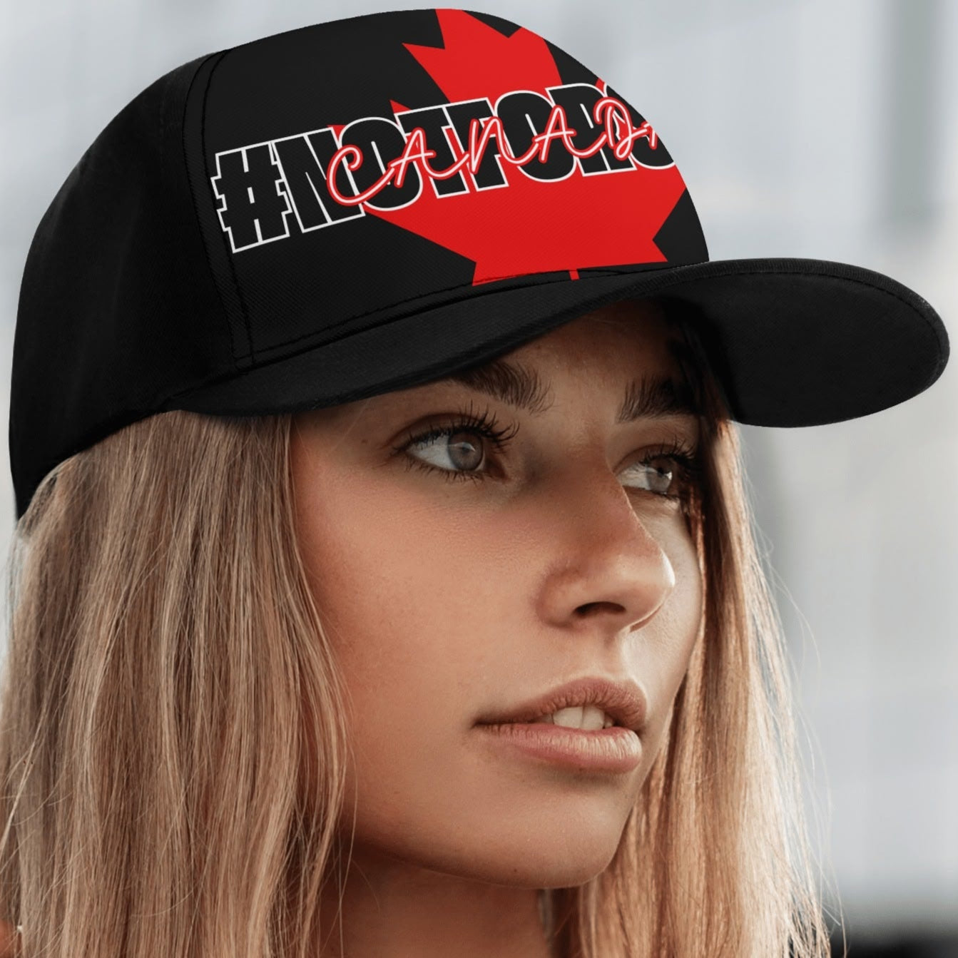 Canada - #NOTFORSALE on a Maple Leaf - Unisex Baseball Cap – Stylish, Comfortable, and Versatile