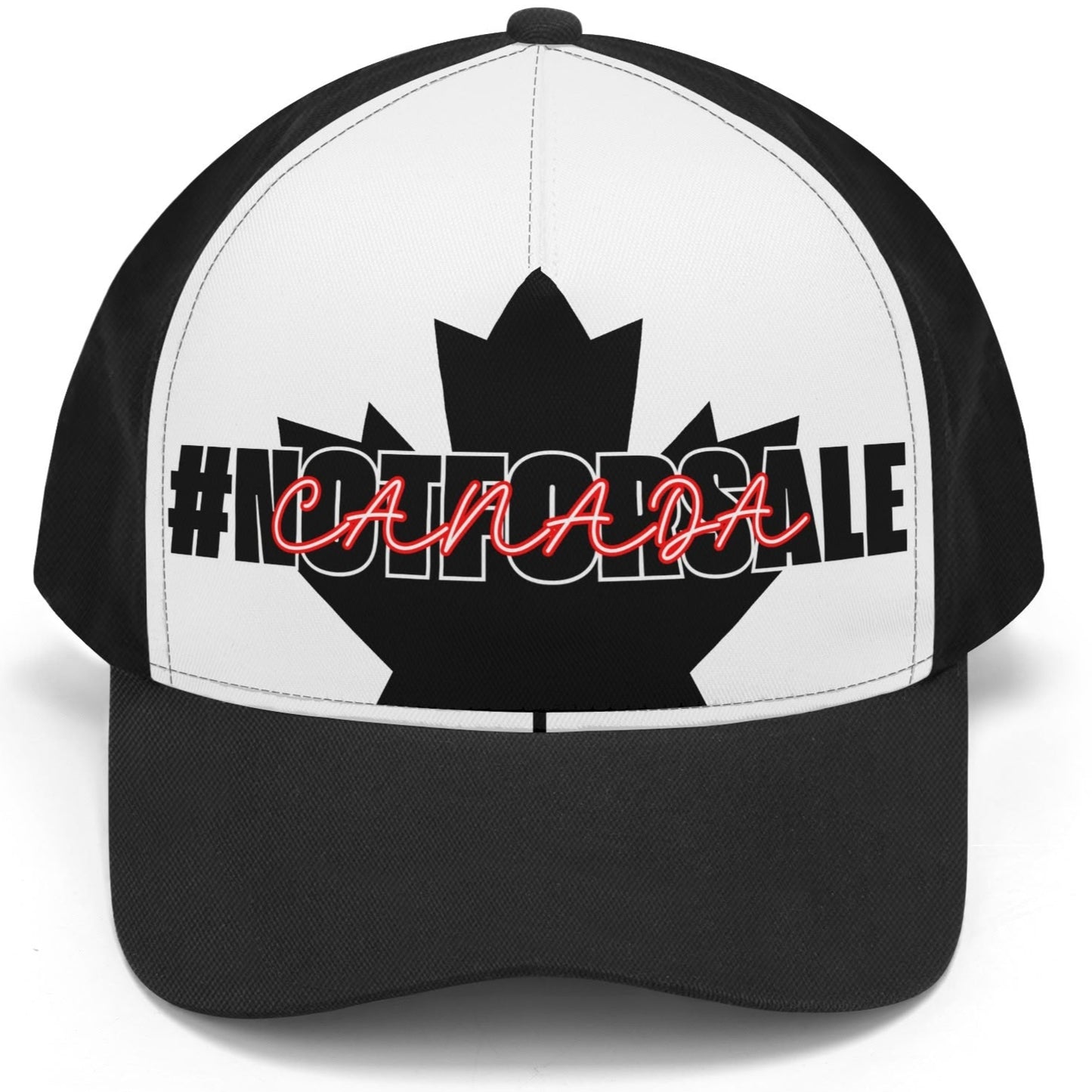 Canada - #NOTFORSALE on a Maple Leaf - Unisex Baseball Cap – Stylish, Comfortable, and Versatile