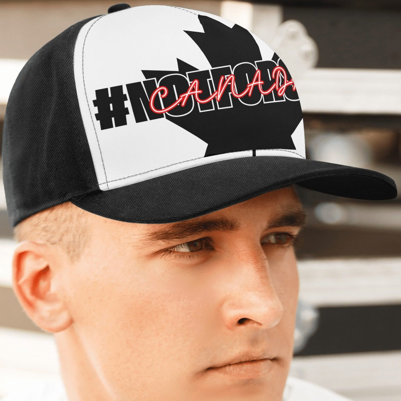 Canada - #NOTFORSALE on a Maple Leaf - Unisex Baseball Cap – Stylish, Comfortable, and Versatile