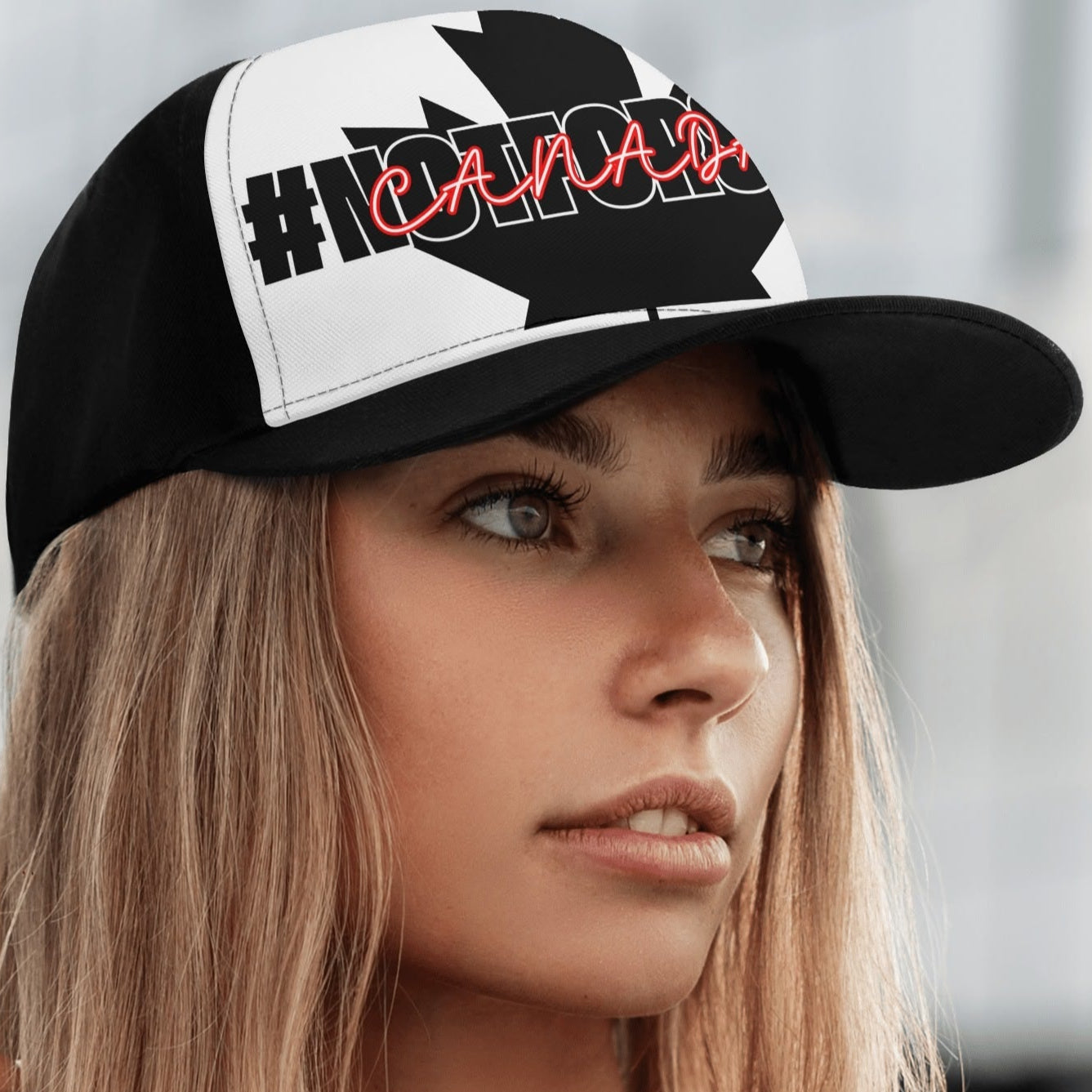 Canada - #NOTFORSALE on a Maple Leaf - Unisex Baseball Cap – Stylish, Comfortable, and Versatile