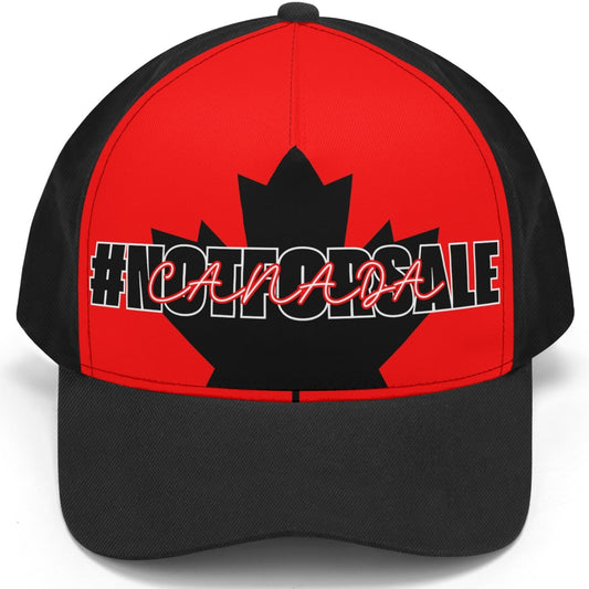 Canada - #NOTFORSALE on a Maple Leaf - Unisex Baseball Cap – Stylish, Comfortable, and Versatile