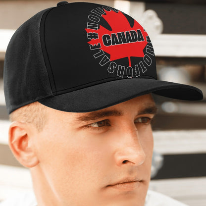 Round Canada is #NOTFORSALE - Unisex Baseball Cap – Stylish, Comfortable, and Versatile