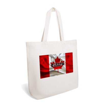 O Canada - Eco-Friendly Cotton Tote Bag – Spacious & Durable Design (Single-Sided Print)