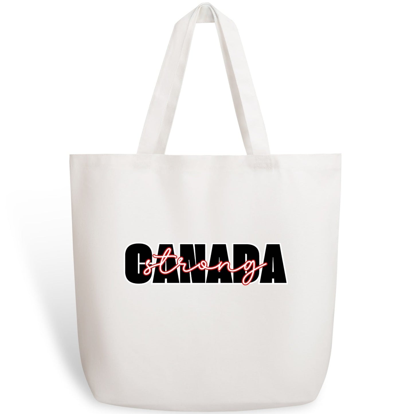 O Canada - Eco-Friendly Cotton Tote Bag – Spacious & Durable Design (Single-Sided Print)