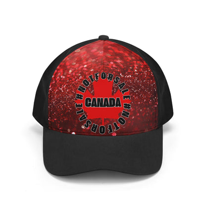 O Canada - Red Glitter Print | Unisex Baseball Cap – Stylish, Comfortable, and Versatile