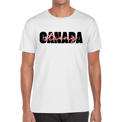 Canada Strong Front, #NOTFORSALE Back, Mens 100% Soft Cotton T-Shirt