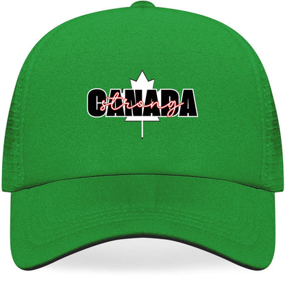 Canada Strong - Breathable Mesh Baseball Hat – Stylish, Comfortable, and UV Protective