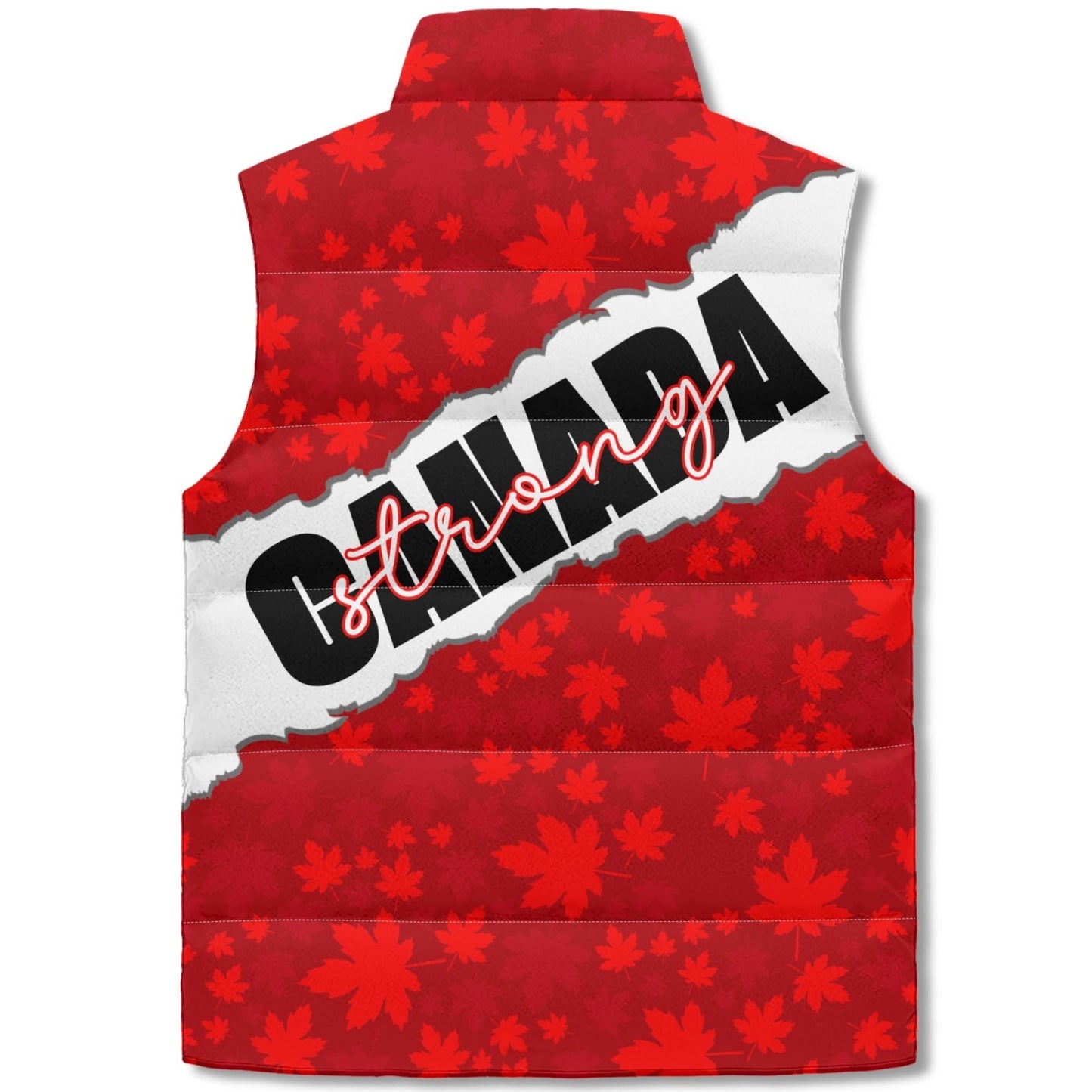 Canada Strong Puffer Vest - Unisex, All-Weather Protection with Zip Closure