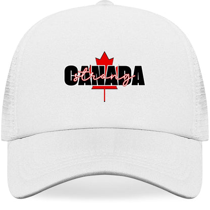 Canada Strong - Breathable Mesh Baseball Hat – Stylish, Comfortable, and UV Protective