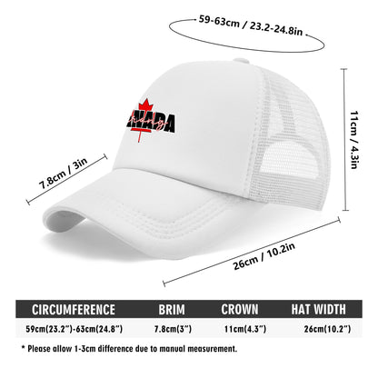 Canada Strong - Breathable Mesh Baseball Hat – Stylish, Comfortable, and UV Protective