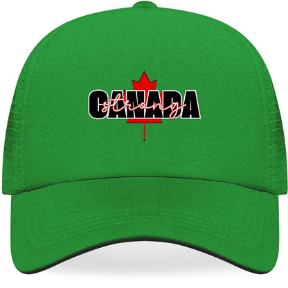 Canada Strong - Breathable Mesh Baseball Hat – Stylish, Comfortable, and UV Protective