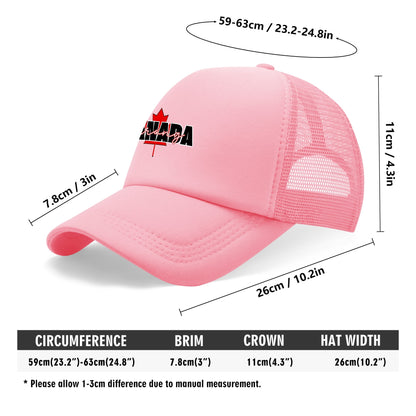 Canada Strong - Breathable Mesh Baseball Hat – Stylish, Comfortable, and UV Protective