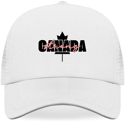 Canada Strong - Breathable Mesh Baseball Hat – Stylish, Comfortable, and UV Protective