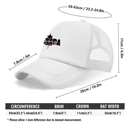 Canada Strong - Breathable Mesh Baseball Hat – Stylish, Comfortable, and UV Protective