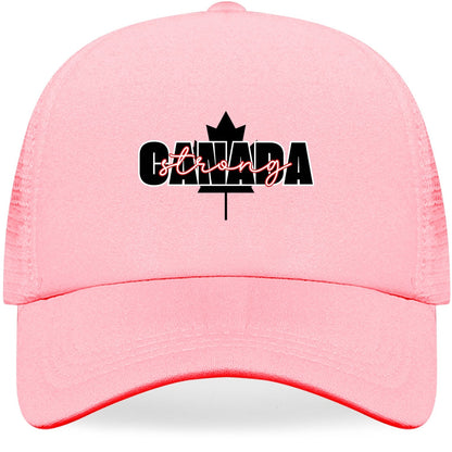 Canada Strong - Breathable Mesh Baseball Hat – Stylish, Comfortable, and UV Protective