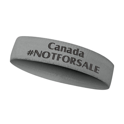 Canada #NOTFORSALE Embroidered Headband – Stylish, Comfortable, and Functional