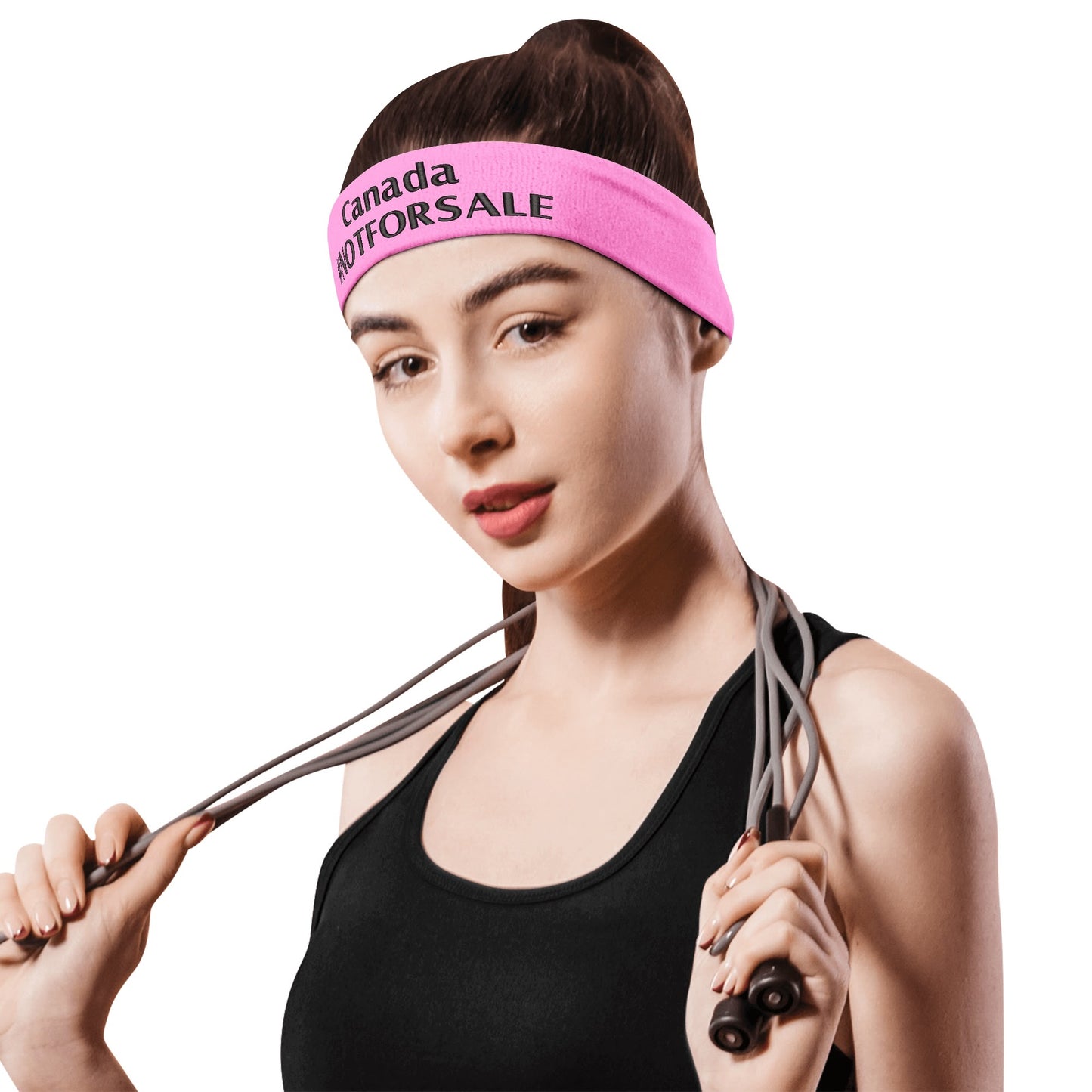 Canada #NOTFORSALE Embroidered Headband – Stylish, Comfortable, and Functional