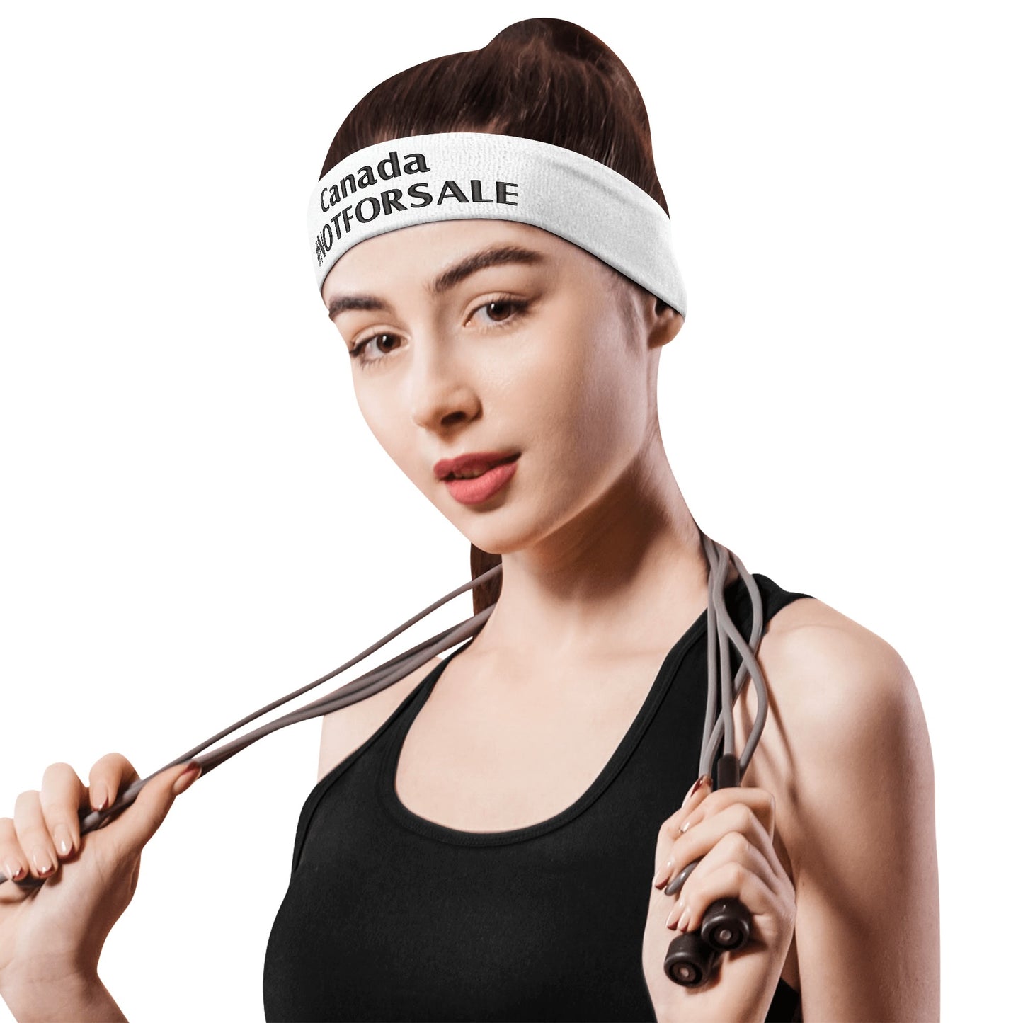 Canada #NOTFORSALE Embroidered Headband – Stylish, Comfortable, and Functional